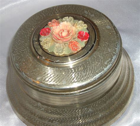 vintage powder box